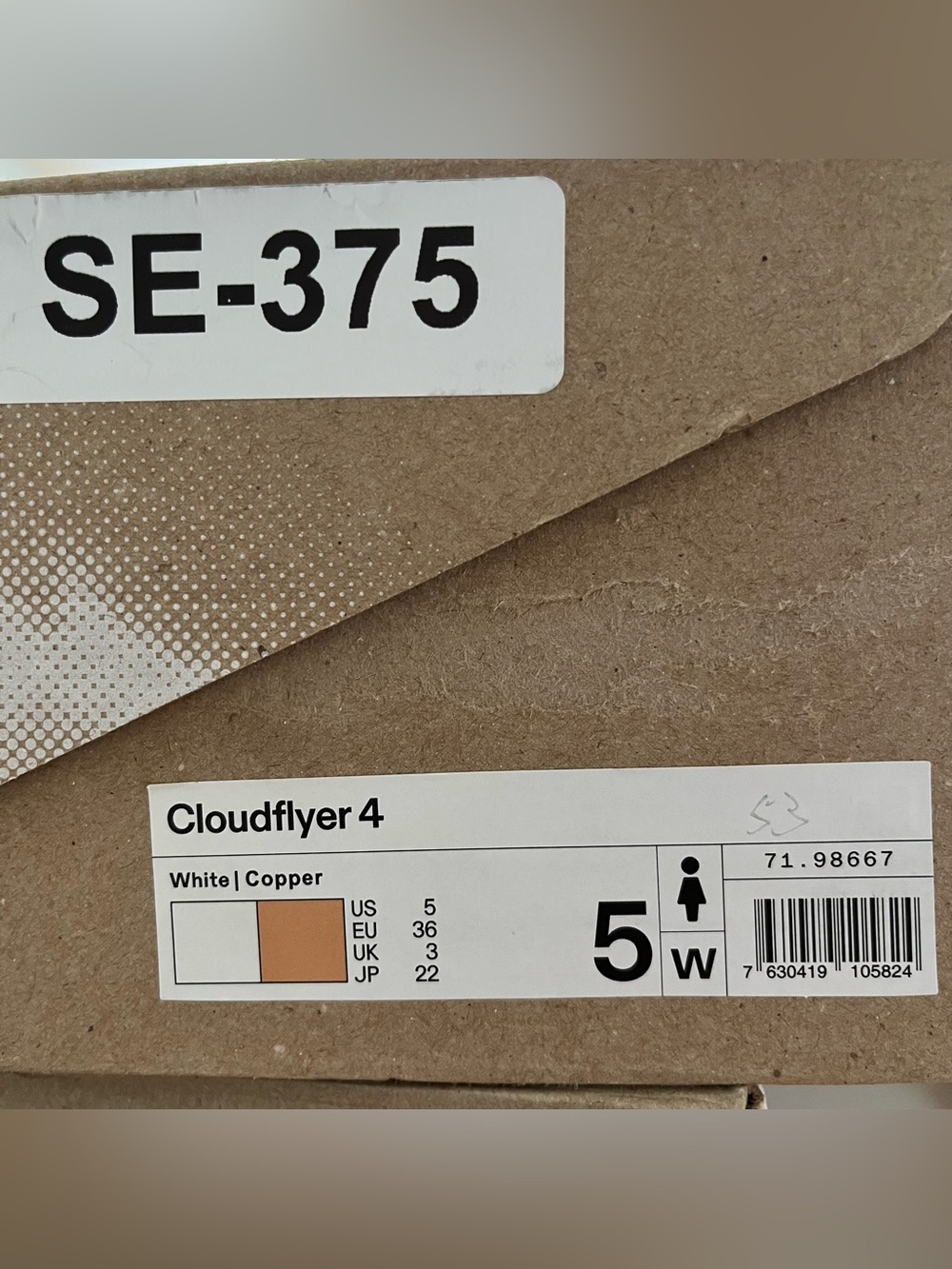 On Cloudflyer 4 Women's Sneakers Running Shoes White/Copper 71.98667 - Picture 8 of 8